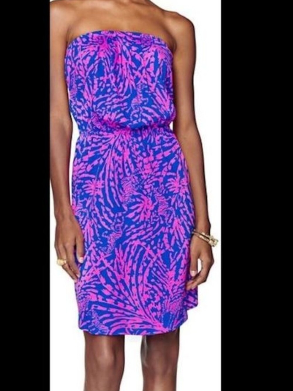 Lilly Pulitzer Rolling In The Grass Windsor Strapless Mini Dress